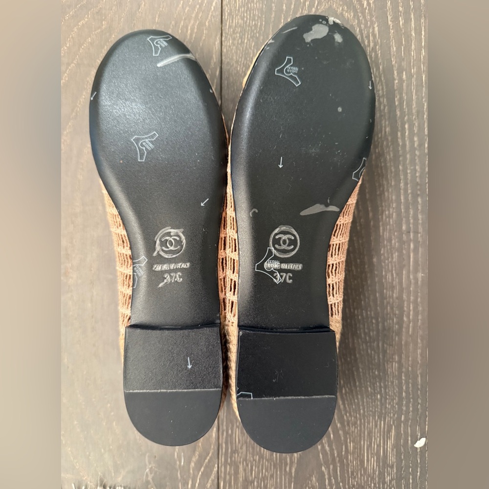 Beige Women's Ballerina Flats - Picture 5 of 5